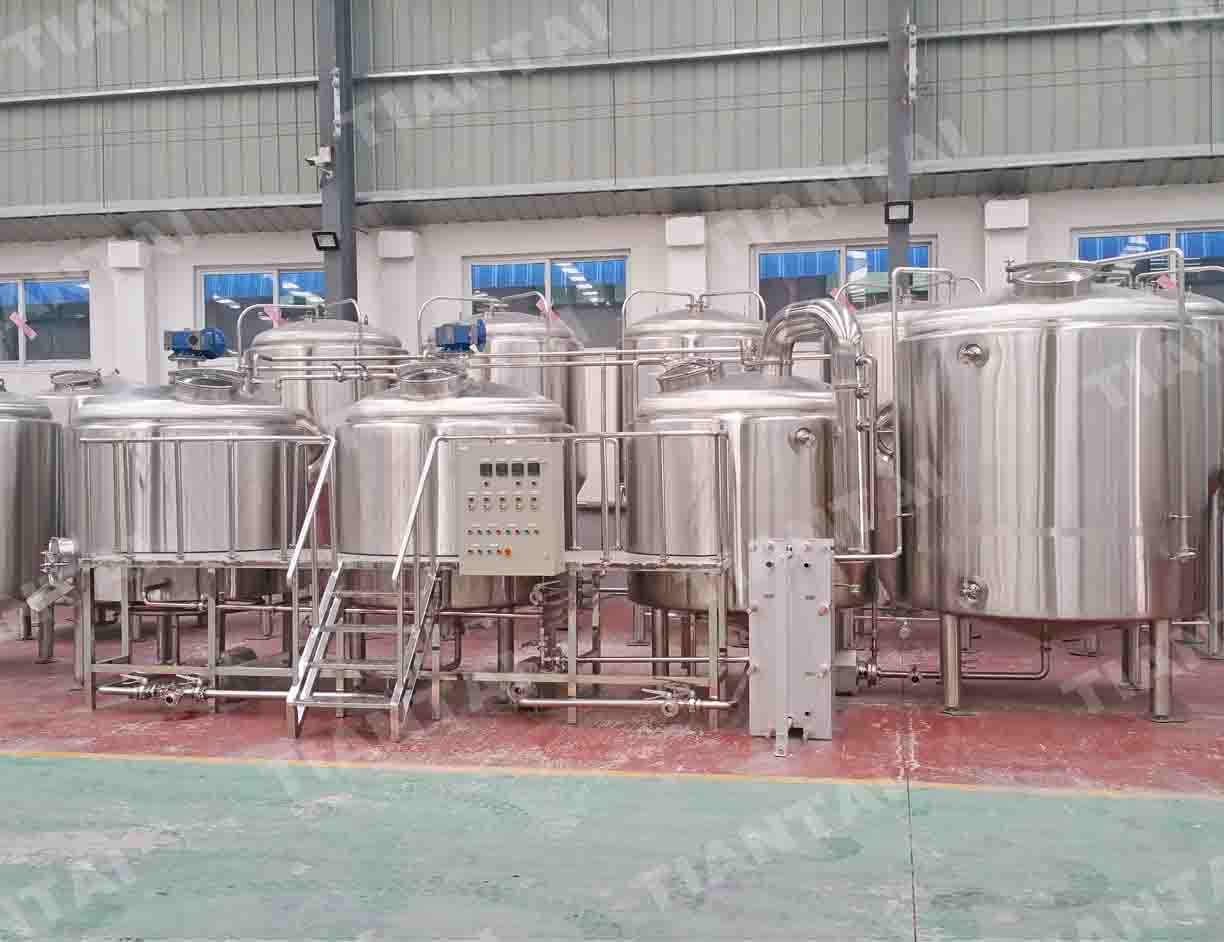 3 vessels brewhouse